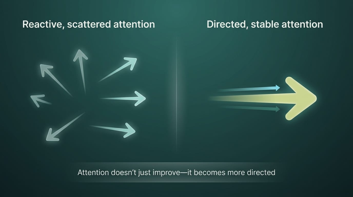 Why attention training is the missing skill today?