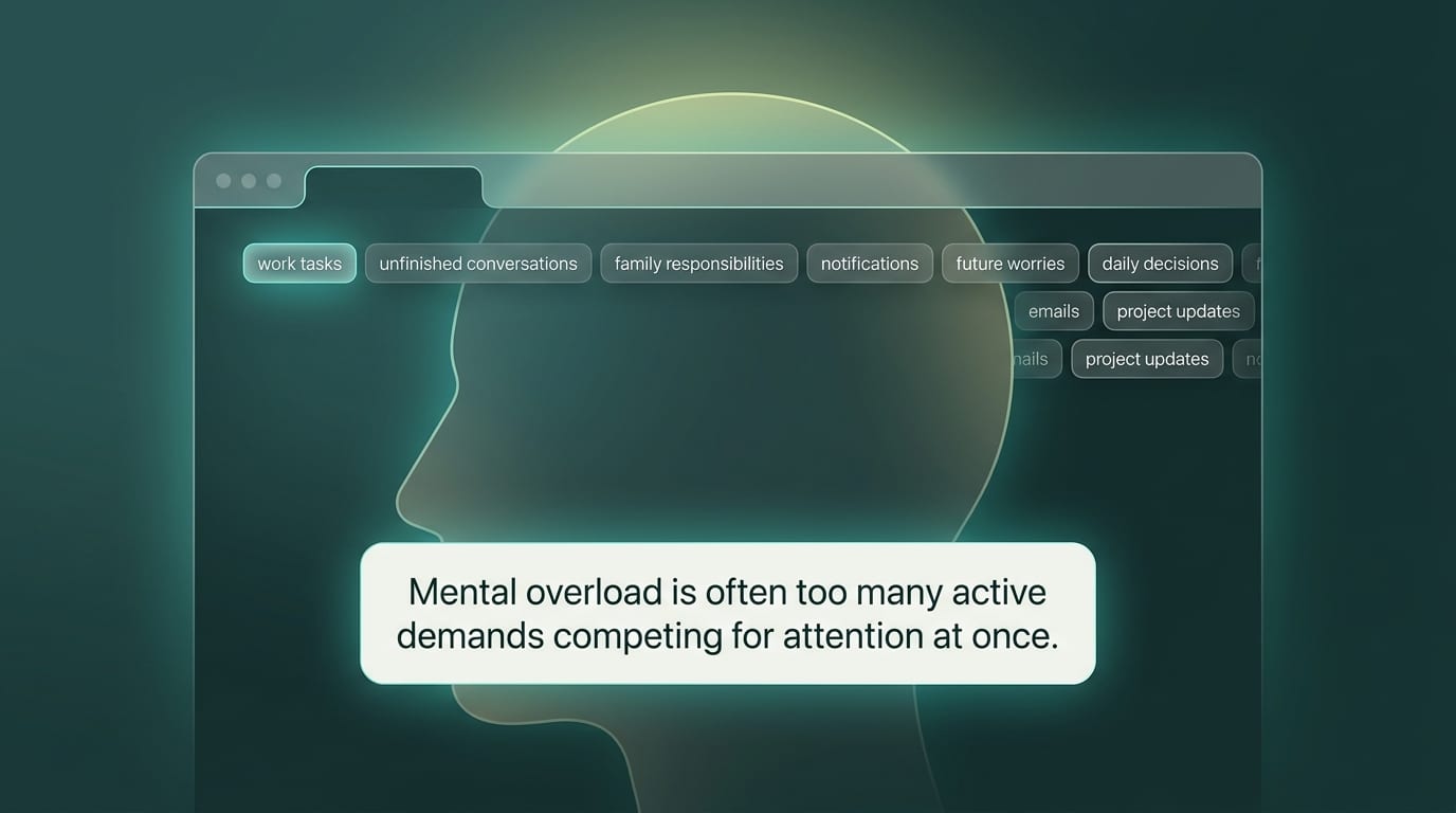 What mental overload actually looks like?